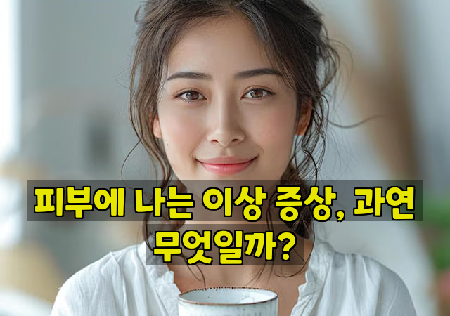 피부에 나는 이상 증상, 과연 무엇일까?